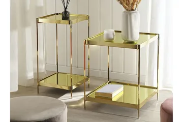 Dinari Sidobord - Guld - Products - Möbler - Bord & matgrupp - Avlastningsbord & sidobord - Brickbord & småbord