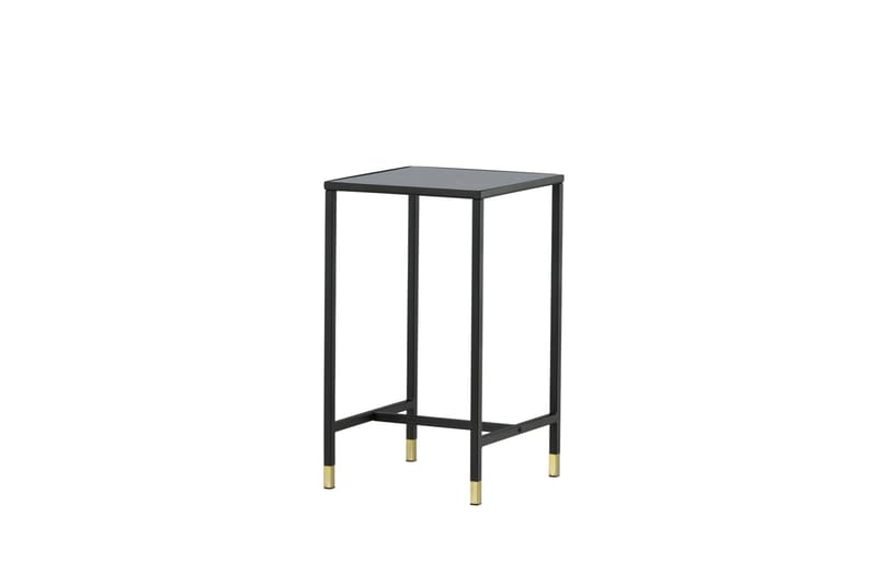 Dipp Sängbord 40 cm Marmormönster - Glas/Svart/Grå - Products - Möbler - Bord & matgrupp - Avlastningsbord & sidobord - Sängbord & nattduksbord