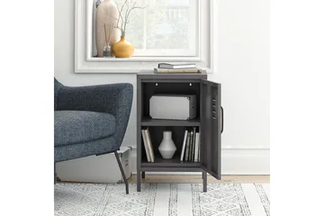 Franklin Sidobord 38x40 cm Grå - Dorel Home - Products - Möbler - Bord & matgrupp - Avlastningsbord & sidobord - Brickbord & småbord