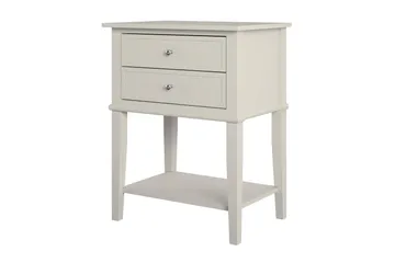 Franklin Sidobord 56x39 cm Beige - Queer Eye - Products - Möbler - Bord & matgrupp - Avlastningsbord & sidobord - Brickbord & småbord