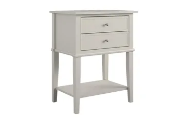 Franklin Sidobord 56x39 cm Beige - Queer Eye - Products - Möbler - Bord & matgrupp - Avlastningsbord & sidobord - Brickbord & småbord