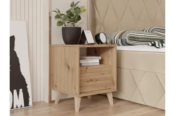 Kintore Sängbord 40 cm - Brun - Products - Möbler - Bord & matgrupp - Avlastningsbord & sidobord - Sängbord & nattduksbord