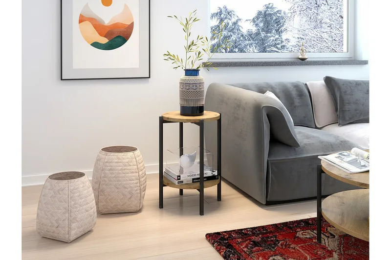 Kintore Sidobord Black - Products - Möbler - Bord & matgrupp - Avlastningsbord & sidobord - Brickbord & småbord