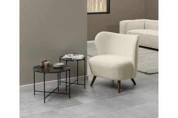 Sakchan Sidobord 42 cm Rund - Brun - Products - Möbler - Bord & matgrupp - Avlastningsbord & sidobord - Brickbord & småbord