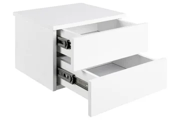 Salmani Sängbord 32 cm - Vit - Products - Möbler - Bord & matgrupp - Avlastningsbord & sidobord - Sängbord & nattduksbord