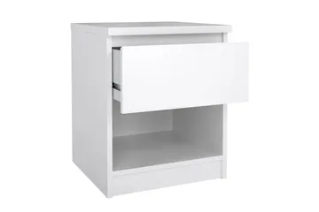 Salomns Sängbord 40,4 cm - Vit - Products - Möbler - Bord & matgrupp - Avlastningsbord & sidobord - Sängbord & nattduksbord