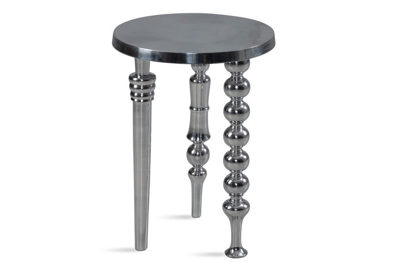 Sido bord Wohnling Metall Rund 44 cm med 3 Olika Ben Modern - Products - Möbler - Bord & matgrupp - Avlastningsbord & sidobord - Brickbord & småbord