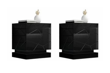 Strontian Sängbord 46 cm Scandinavian Choice Black - Products - Möbler - Bord & matgrupp - Avlastningsbord & sidobord - Sängbord & nattduksbord