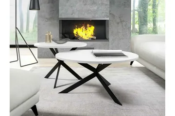 Wardner Soffbord - Vit - Products - Möbler - Bord & matgrupp - Avlastningsbord & sidobord - Satsbord