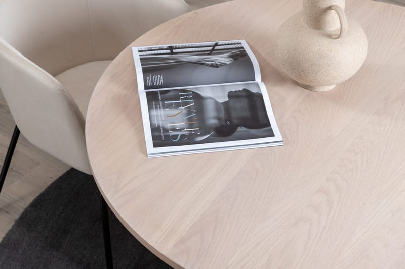 Bianca Matbord 110 cm Runt - Beige - Products - Möbler - Bord & matgrupp - Matbord & köksbord
