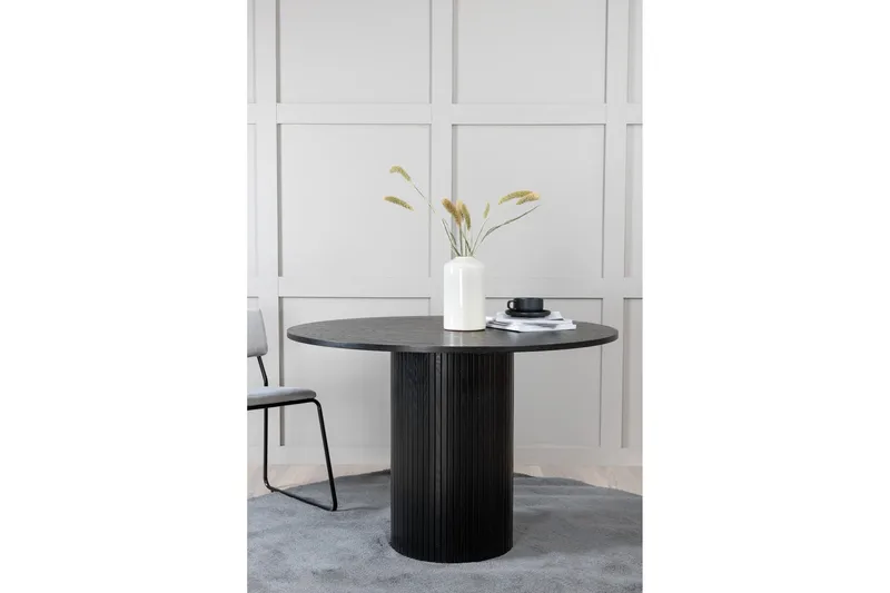 Bianca Matbord 110 cm Runt - Svart - Products - Möbler - Bord & matgrupp - Matbord & köksbord