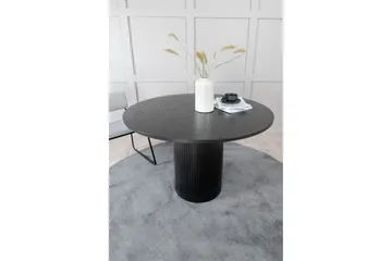 Bianca Matbord 110 cm Runt - Svart - Products - Möbler - Bord & matgrupp - Matbord & köksbord