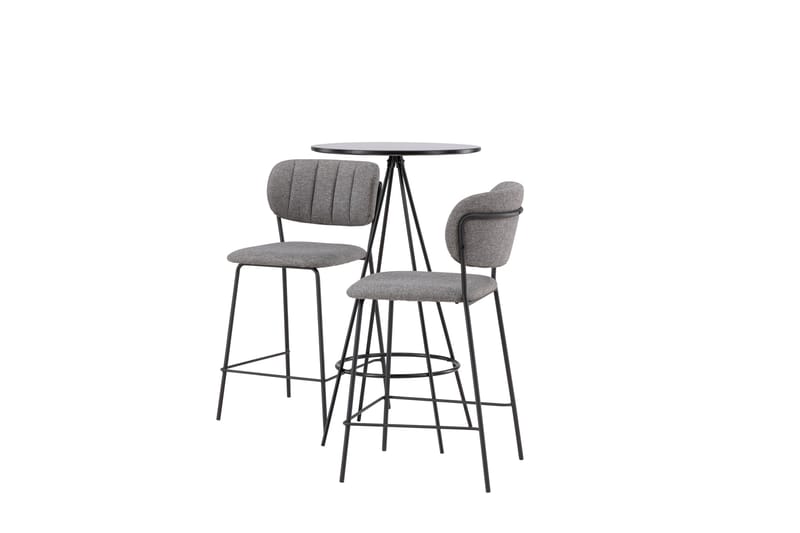 Bistro Matgrupp 60 cm Rund med 2 Bell stolar - Svart - Products - Möbler - Bord & matgrupp - Matgrupp