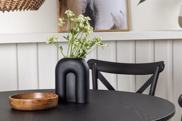 Bootcut Matgrupp 110 cm Rund med 4 Crosett stolar - Svart - Products - Möbler - Bord & matgrupp - Matgrupp