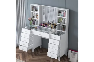 Ceylon Sminkbord 120 cm - Vit - Products - Möbler - Bord & matgrupp - Sminkbord & toalettbord