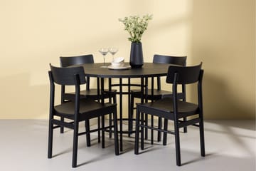 Copenhagen Matgrupp + 4 stolar Rektangulär - Svart - Products - Möbler - Bord & matgrupp - Matgrupp