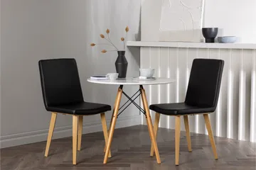 Danburi Matgrupp 60 cm Rund med 2 Today stolar - Svart - Products - Möbler - Bord & matgrupp - Matgrupp