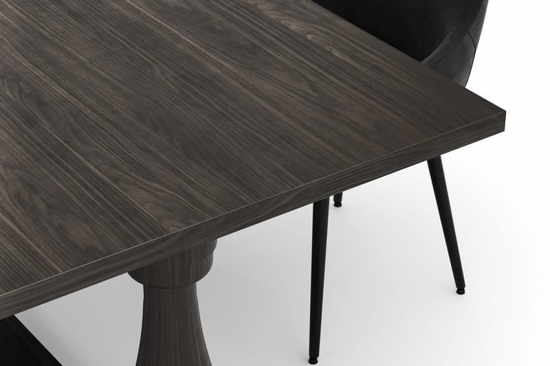 Dijon Matgrupp 200x100cm med 4 Alsarp Matstolar - Brun - Products - Möbler - Bord & matgrupp - Matgrupp