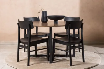 Durango Matbord med 4 Montros stolar - Valnöt - Products - Möbler - Bord & matgrupp - Matbord & köksbord