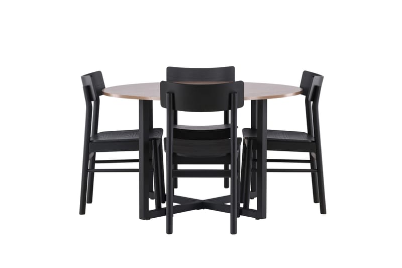 Durango Matbord med 4 Montros stolar - Valnöt - Products - Möbler - Bord & matgrupp - Matbord & köksbord