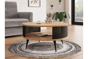 Galia Soffbord 75 cm - Svart/Beige - Products - Möbler - Bord & matgrupp - Soffbord