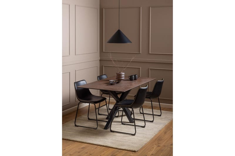 Ganesh Matbord 90 cm Rektangulär - Brun - Products - Möbler - Bord & matgrupp - Matbord & köksbord