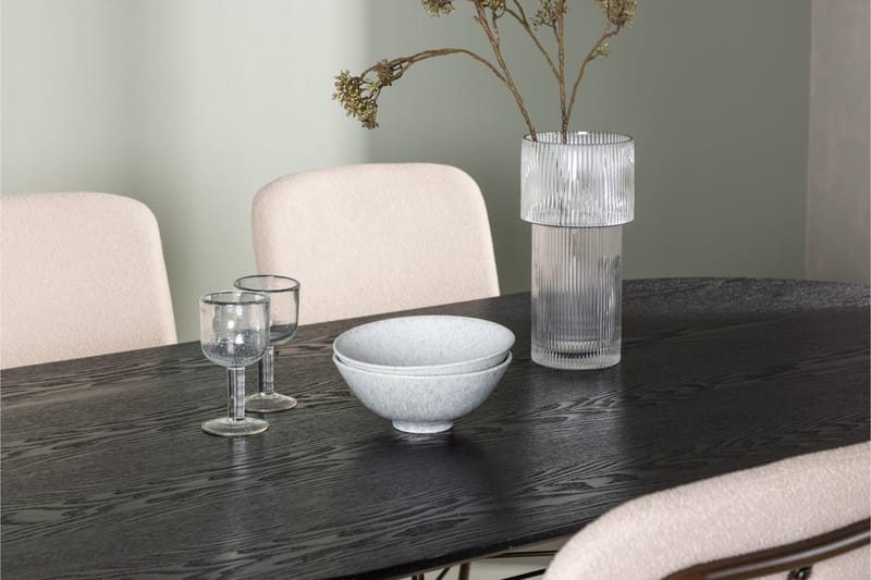 Isolde Matgrupp 180 cm Oval med 4 Seda stolar - Beige - Products - Möbler - Bord & matgrupp - Matgrupp