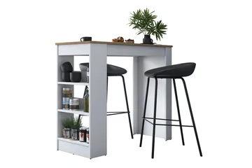 Iwao Barbord 50x120 cm Brun/Vit - Hanah Home - Products - Möbler - Bord & matgrupp - Barbord & ståbord