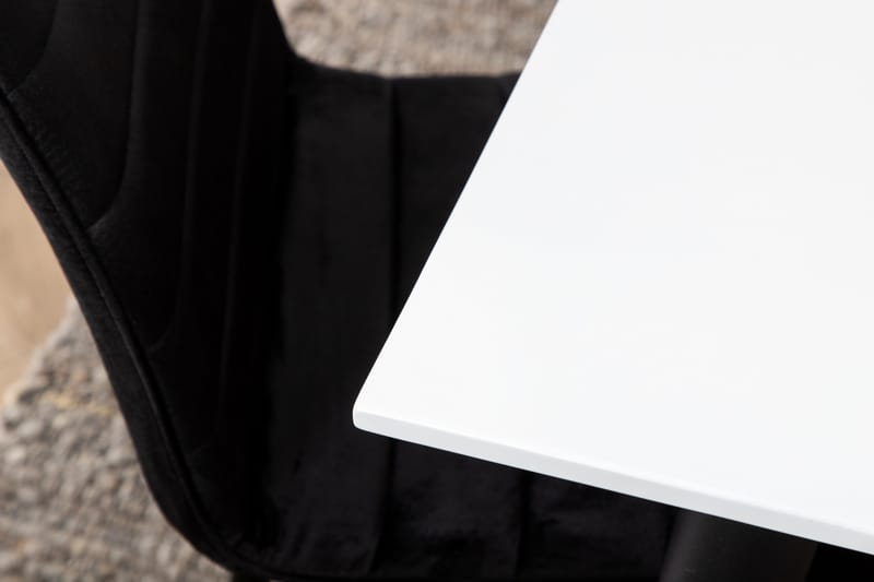 Jimmy Matgrupp 195 cm Rektangulär med 6 Windu Lyx stolar - Svart - Products - Möbler - Bord & matgrupp - Matgrupp