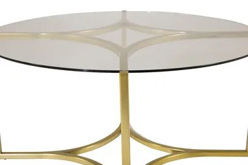 Kivik Soffbord Runt 75cm - Transparent - Products - Möbler - Bord & matgrupp - Soffbord