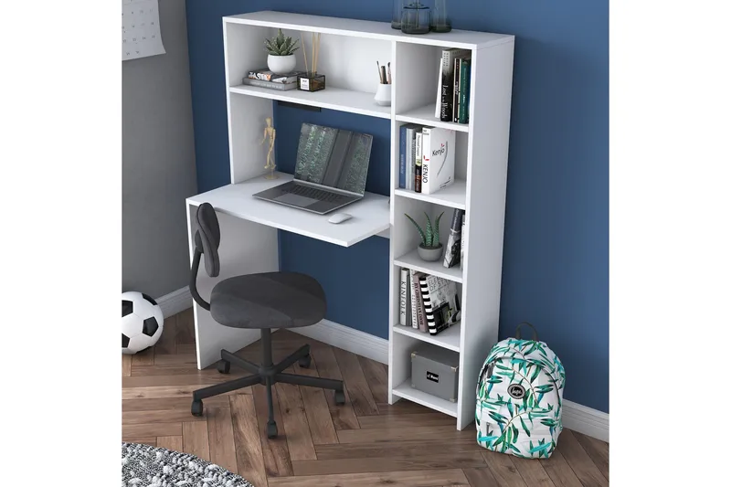 Freal Skrivbord 113 cm - Vit - Products - Möbler - Bord & matgrupp - Kontorsbord - Datorbord