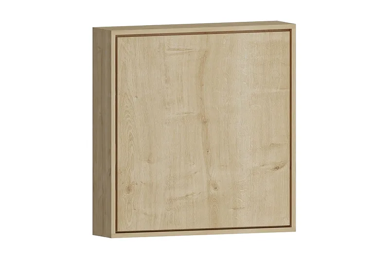 Irbene Väggskrivbord 59 cm med Förvaring Hylla, Natur