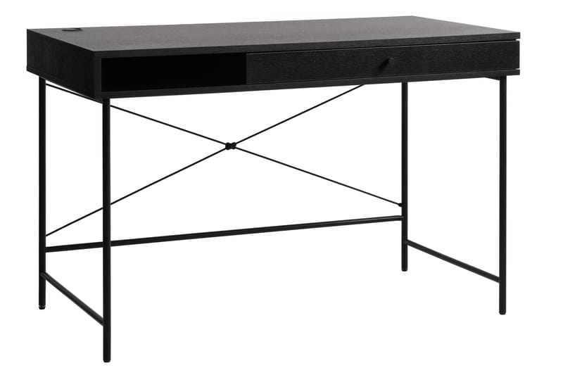Kamello Skrivbord 120 cm - Svart - Products - Möbler - Bord & matgrupp - Kontorsbord - Datorbord