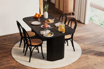 Kopparbo Matbord 160 cm - Svart trä - Products - Möbler - Bord & matgrupp - Matbord & köksbord