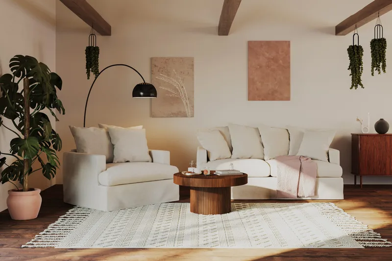 Kopparbo Runt Soffbord 90 cm - Valnöt / Trä / Mörkbrunt - Products - Möbler - Bord & matgrupp - Soffbord