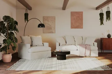 Kopparbo Soffbord 75 cm Runt Svart - Svart trä - Products - Möbler - Bord & matgrupp - Soffbord