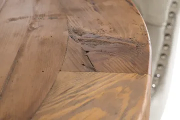 Lyon Matgrupp 120 cm Rund inkl 4 Bergviken Stolar - Brun/Vit - Products - Möbler - Bord & matgrupp - Matgrupp