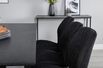 Marina Matgrupp 180 cm Rektangulär med 6 Gemma stolar - Svart - Products - Möbler - Bord & matgrupp - Matgrupp