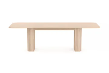 Kopparbo Matbord 200-260 cm Förlängningsbart med illäggsskiva - Vitlaserad Ek - Products - Möbler - Bord & matgrupp - Matbord & köksbord