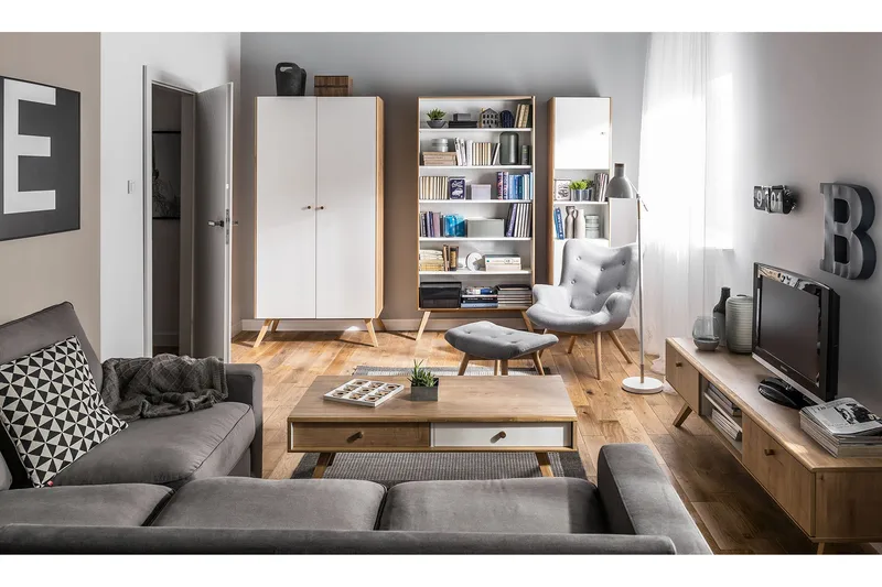 Nature Låda till soffbord Vit - VOX - Products - Möbler - Bord & matgrupp - Bordstillbehör