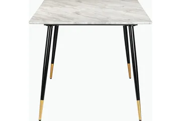 Oktoos Matbord 160 cm - Grå/Vit/Svart/Guld - Products - Möbler - Bord & matgrupp - Marmorbord