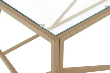 Orland Soffbord 100 cm - Glas/Guld - Products - Möbler - Bord & matgrupp - Soffbord