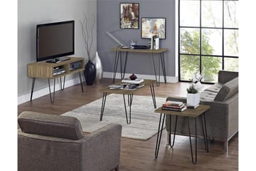 Owen Soffbord 107 cm Valnötsbrun/Svart - Dorel Home - Products - Möbler - Bord & matgrupp - Soffbord