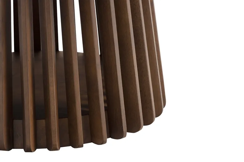 Peyra Runt Soffbord 86 cm - Valnöt - Products - Möbler - Bord & matgrupp - Soffbord