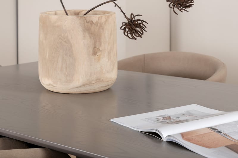 Piazza Matgrupp 180 cm Rektangulär med 6 Berit stolar - Beige - Products - Möbler - Bord & matgrupp - Matgrupp