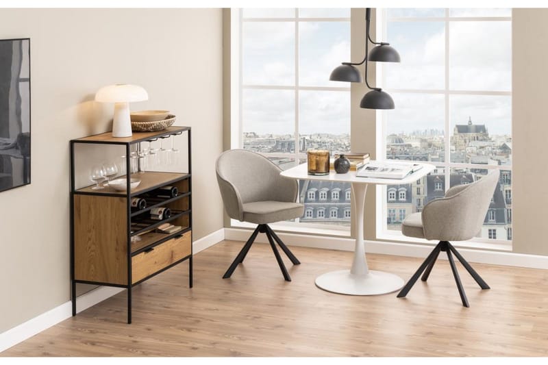 Salm Matbord 90 cm Kvadratisk - Vit - Products - Möbler - Bord & matgrupp - Matbord & köksbord