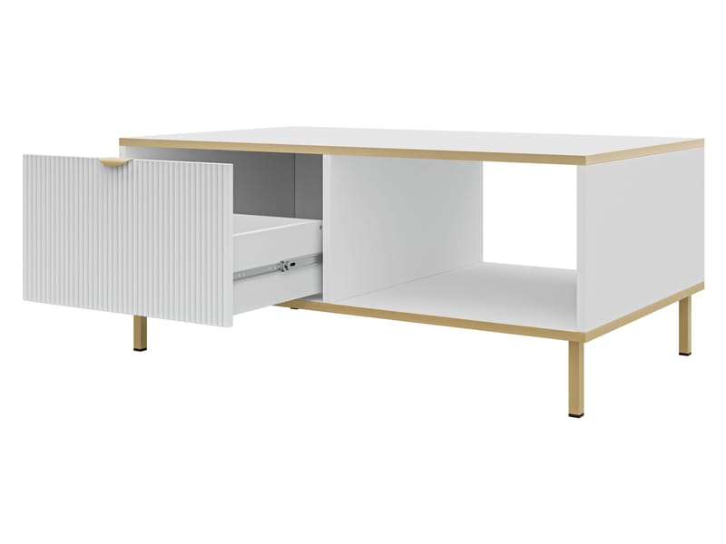 Salmor Soffbord 100 cm - Vit - Products - Möbler - Bord & matgrupp - Soffbord