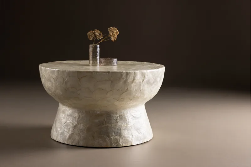 Sandön Soffbord 70 cm Rund - Ljusgrå - Products - Möbler - Bord & matgrupp - Soffbord