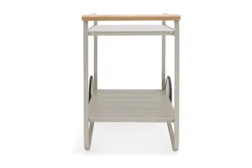 Portals Rullbord 92 cm - Vit/trä - Products - Möbler - Bord & matgrupp - Serveringsvagn & serveringsbord - Rullvagn, rullbord & serveringsbord