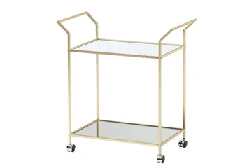 Tultered Serveringsvagn - Guld - Products - Möbler - Bord & matgrupp - Serveringsvagn & serveringsbord - Rullvagn, rullbord & serveringsbord